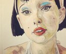 水彩色鉛筆で大切な方、ペットの似顔絵描きます アイコン、お祝い、思い出、記念日にどうぞ イメージ3