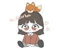 ちょこんと可愛いミニキャライラスト描けます 早くてかわいいイラスト、商用利用あり！ イメージ9