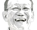 ご老人の似顔絵をペン画、鉛筆画でリアルに描きます 還暦、古希、誕生日のお祝いなど、モノクロの似顔絵を描きます！ イメージ3