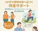 リバウンドしにくいダイエット、1か月サポートします 理学療法士×ダイエットトレーナーが専門的にサポート イメージ1