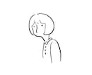 シンプルなゆるいイラスト描きます こんな日あるよね、こんな女の子いいな　なイラスト！ イメージ1
