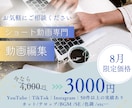 動画編集承ります ショート動画特化型‼️お気軽にご相談ください‼️ イメージ1