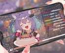 上半身一枚絵！描きます キラキラ！かわいい！かっこいいイラスト描きます！ イメージ1