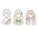 商用OK！【5名様限定価格】ゆるアイコン描きます 好印象ブログに◎優しさ伝わる癒しアイコン作成します。 イメージ4