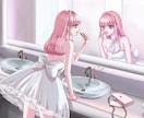かわいい女の子イラスト描きます 一枚絵、アイコン・ヘッダーなど制作いたします。 イメージ3