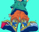 温度感のあるかっこかわいいイラストを描きます アイコンやヘッダーなど使いやすいイラストを目指します！！ イメージ6
