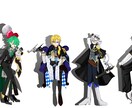 TRPG、VTuber用立ち絵製作致します 可愛くてカッコイイイラスト描きます！ イメージ1