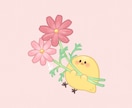 アイコン使用可！ゆるふわ可愛いイラスト描きます ★動物、人物、食べ物、どんなモノもゆるふわテイストに★ イメージ10