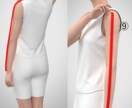 サイズ選びで失敗しない専用サイズ早見表作ります ３D体型分析であなたの「サイズ感」を可視化して試着いらずに。 イメージ3