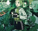 空間が感じられる個性的な創作部屋等をお描きます CDジャケット、書籍カバーイラスト等にお使いください イメージ4