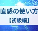 直感を使って理想の未来を実現する方法をお伝えします 直感を使って、最高の人生を作り上げよう【初級編】 イメージ1