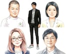 問い合わせにつながるビジネスアイコンを制作します 初見から信頼されるビジネス用似顔絵アイコンを描きます イメージ10