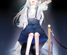 透明感のある等身イラストを描きます Vtuberや配信者など活動でオリジナルイラストが必要な方へ イメージ5