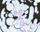 ポップでメルトでキュートなイラスト描きます 人物でも動物でも対応可能！サムネイル等の利用にも！ イメージ3