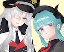 イラスト等の作成請け負います アイコン、ヘッダー、TRPGのイラスト対応可能です！ イメージ4