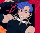 商用可◎ダーク系アイコン描きます 暗い雰囲気のガロ系風味の絵柄が得意です イメージ2