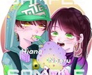 2500〜SNSアイコン/イラスト作成します SNSアイコンや、ヘッダー、動画挿絵などを受け付けてます！ イメージ4