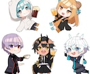 可愛いSDキャラクター描きます 配信やSNSなどに使いやすいSDキャラクターを描きます！ イメージ4