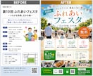 AIで作ったチラシをプロ品質へ仕上げます プロが伝わる、目をひく、反応が変わるチラシに仕上げます イメージ4