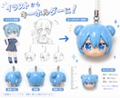 キャラクターをかわいいお顔キーホルダーにします 大切なオリキャラや身近な人を、手のひらサイズで持ち歩けます イメージ1
