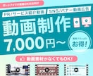実績公開OKの方向け｜PR動画･動画広告制作します あなたのメッセージを魅力的・効果的に伝える動画をご提案！ イメージ1
