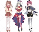 無料修正◎心を込めて可愛らしく丁寧に描きます ラフや着色無料修正あり！柔軟に対応します！♡ イメージ1