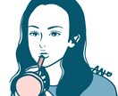 シンプル洗練されたポップな似顔絵描きます カラーも無料!アイコンやお仕事にも使えます! イメージ4