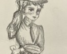 色鉛筆でロココイラストを描きます クラシカルなら任せてください！ロココ好きな方お待ちしてます！ イメージ4