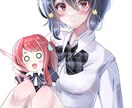 きらきら透明感のあるイラスト描きます 動画サムネや観賞用など！なんでもご相談ください！ イメージ2