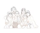 お写真を元にあたたかみのあるイラストを描きます 特別なお祝いや何気ない日常の瞬間をイラストにしませんか？ イメージ4