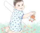 かわいいお子さんのイラストを描きます SNS利用OK！アイコンなどにご利用ください♡ イメージ3