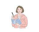 シンプルでゆるかわいい似顔絵イラスト描きます ＼SNSアイコン・プレゼント・記念日に／ イメージ3