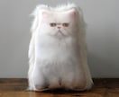 ペットロス　うちの子（犬　猫）のぬいぐるみ作ります 裏面のファーが、虹の橋を渡ったウチの子を撫でている様な感覚に イメージ1