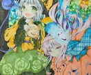 東方のアナログイラストを描きます 世界に1つのアナログの形で、お好みの東方のキャラをお届け！ イメージ4