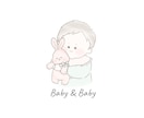 お店のロゴイラスト描きます オーナー様やお子さまの似顔絵からもロゴ作成できます♡ˎˊ˗ イメージ1