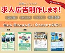 現役！求人制作者が求人広告・チラシを制作します 求人制作者が本気でサポートします！ イメージ1