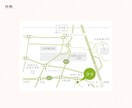 目的地がすぐわかる簡易地図作成します 掲載物の雰囲気に合わせたわかりやすい地図を作成します。 イメージ6