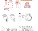 使いやすく分かりやすい！カラダのイラスト作成します 医療・健康系WEB・書籍に！わかりやすく説明をサポートします イメージ4