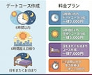 完全オーダーメイド！！デートコース作成、代行します デート考えなきゃ。でも面倒・・という方へ イメージ3