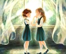 SNSのアイコンを描きます 女の子と暖色、光が得意です！絵柄の方向性も相談可 イメージ3