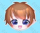 スタンプにも!!顔のみアイコン描きます コテキャラ様のデフォルメイラスト描かせてください！ イメージ3