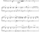 耳コピで楽譜作ります 【ネット販売実績あり】音源あればOKです イメージ4