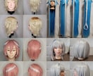 コスプレウィッグのオーダーメイド制作します クオリティの高いウィッグを提供出来るよう心がけております♪ イメージ7