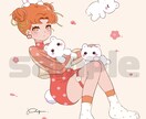 夢かわいいキャラクターを描きます ポップで夢かわの世界をあなたに イメージ4