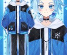 Vtuber様用パーツ分けイラストを制作いたします 全身キャラデザ表情差分7種とPNG立ち絵データ付き！ イメージ8