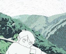 風景に人物が佇む生活感のある絵を描きます 思い出の記録やあなた自身の表現をお手伝いいたします！ イメージ4