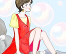 レトロで乙女チックなイラストの作成をいたします 懐かしくてキュートな絵柄を提供します。 イメージ3