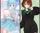 SNSアイコン・配信・歌みた用イラスト描きます かわいく印象に残るイラストを制作します イメージ8