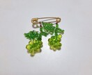 ビーズ手芸のアクセサリーを販売します ブローチ2つとイヤリング4つです。 イメージ2