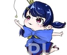 配信に使えるデフォルメ(SD)イラストを描きます かわいい配信用イラスト！離席中やちょっとしたネタに！ イメージ1